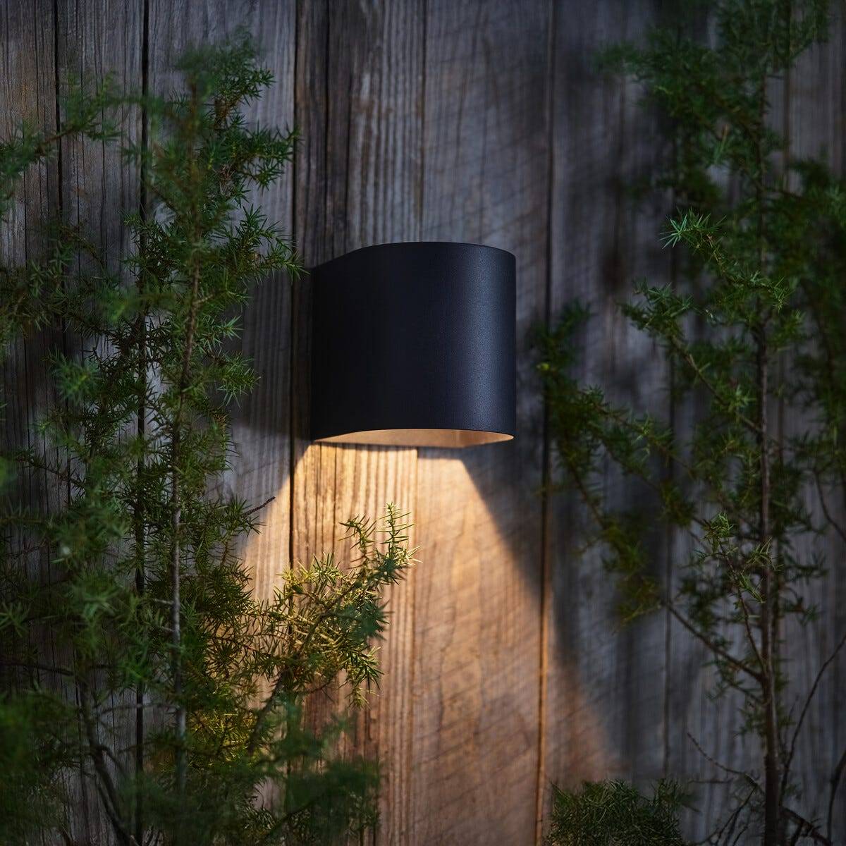 Liten fasadbelysning solcell, downlight Northlight