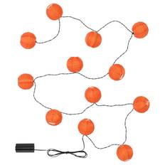 SOLVINDEN LED ljusslinga med 12 ljus, utomhus/batteridriven orange