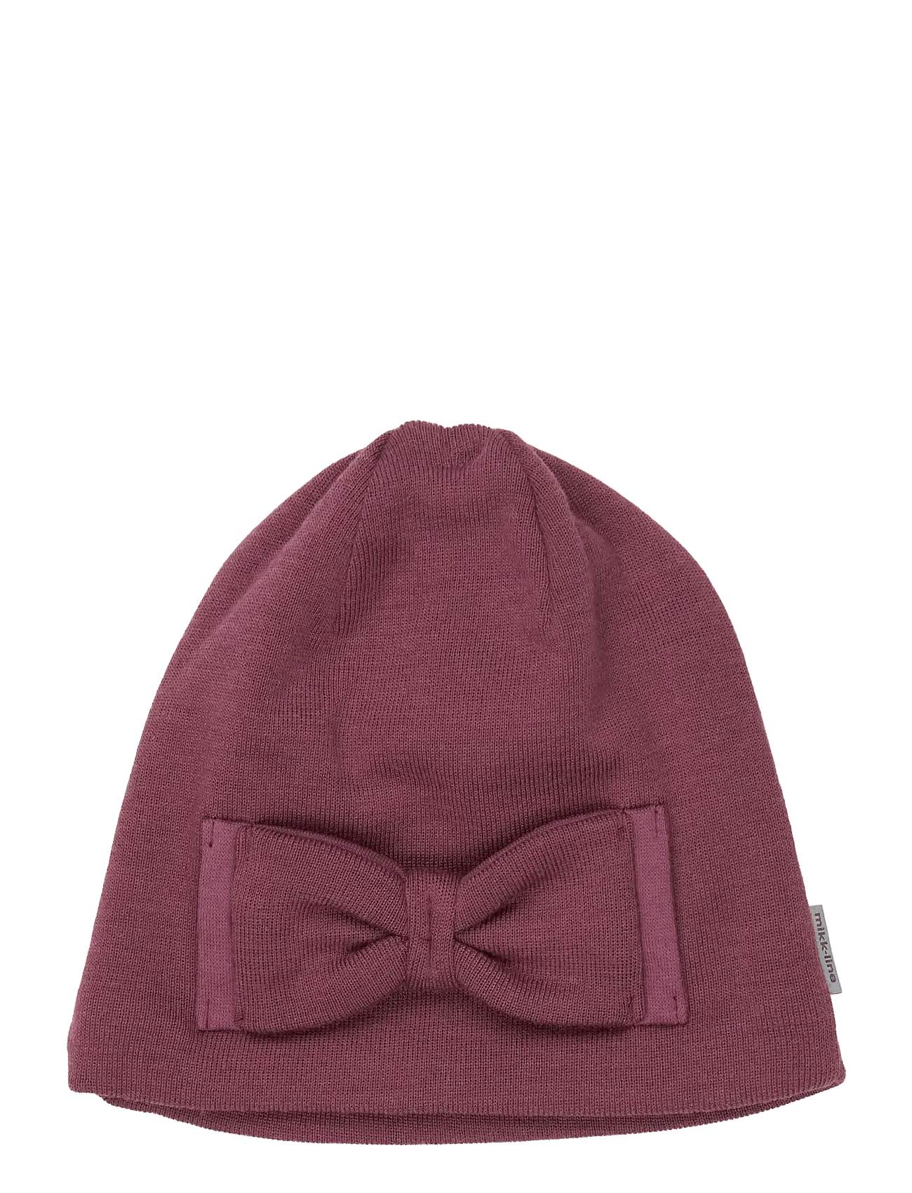 mikk-line Wool Hat W. Bow - Burgundy - 110/116