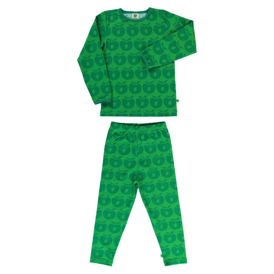 Tøjsæt med æbler - Green / 2-3