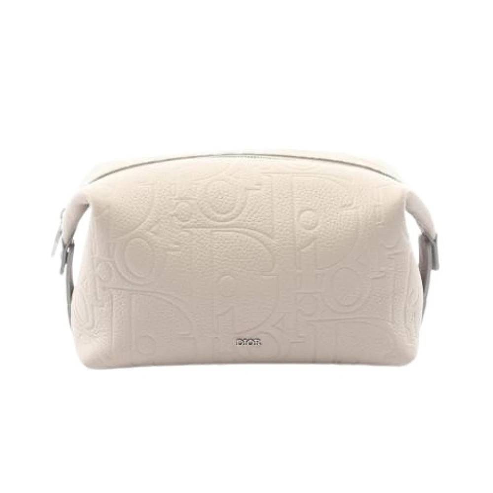 Dior Vintage Pre-owned Handbag - Vintage - unisex - Beige - ONE SIZE - Læder