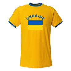 Ukraine T-shirt | Herr - Gul/Blå - XXL