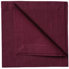 Linum Robert Stofserviet 45x45 Cm 4-pak Bourgogne - Servietter & Tilbehør Bomuld Burgundy - 09ROB84500D57