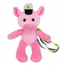 Studentdjur - 23 cm - Gris- Rosa