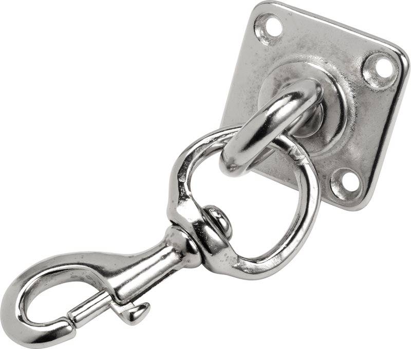 Hake med platta Fairfield® Silverfärgad
