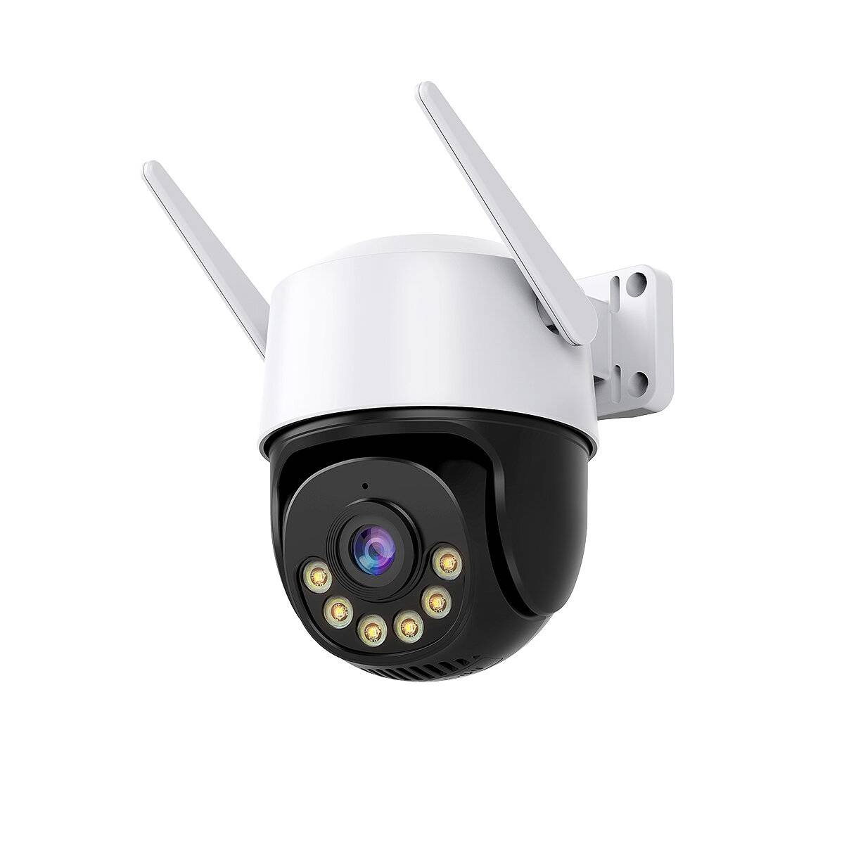 2MP WiFi iP-kamera Trådlös Hem PTZ Nattsyn Rörelsedetektering 2-vägs ljud IP66 Vattentätt AP Hotspot APP Fjärrövervaknin