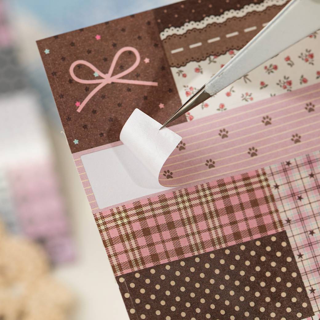 JIANQI 30Sheets Creative Grid Die cut Stickers book DIY Decorative handmade Scrapbooking Material Diary Album Craft Supplies