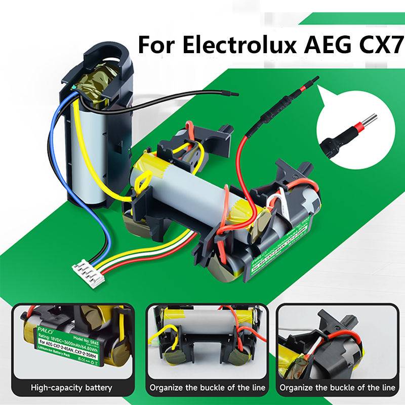 18V 3600mAh Li-ion Battery For Electrolux AEG CX7-2-45AN,CX7-2-35RM,CX7-35WRK,AG18 Plus,AG3011,AG3012,AG3013,AG3014G,AG3015SW