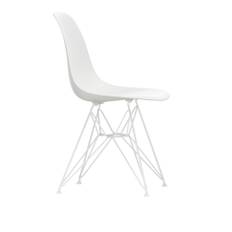 Vitra - Eames Plastic Chair DSR White White Base - Spisebordsstole - Charles & Ray Eames - Hvid - Metal/Plast