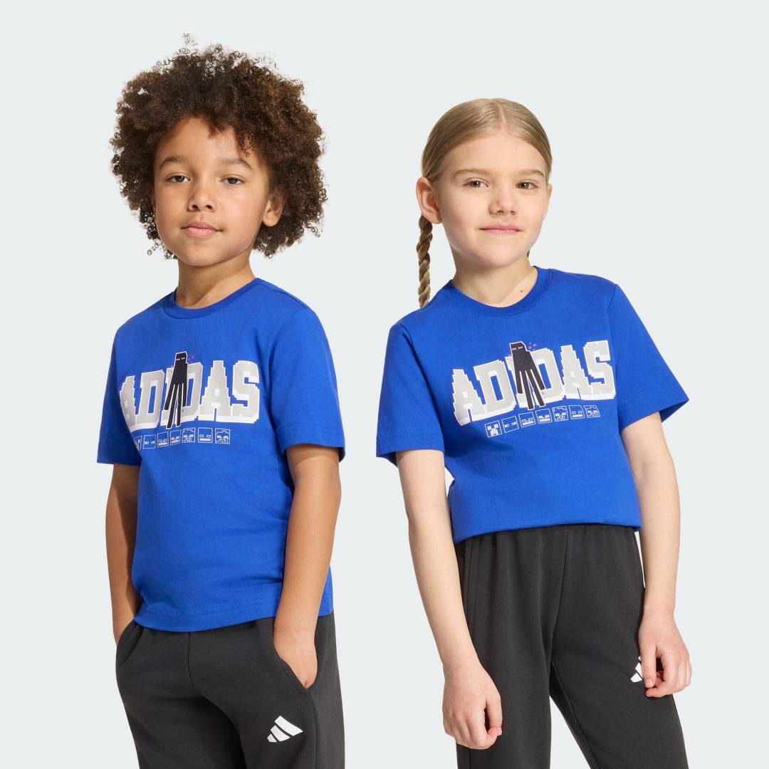 ADIDAS MINECRAFT T-SHIRT - Royal Blue - 116