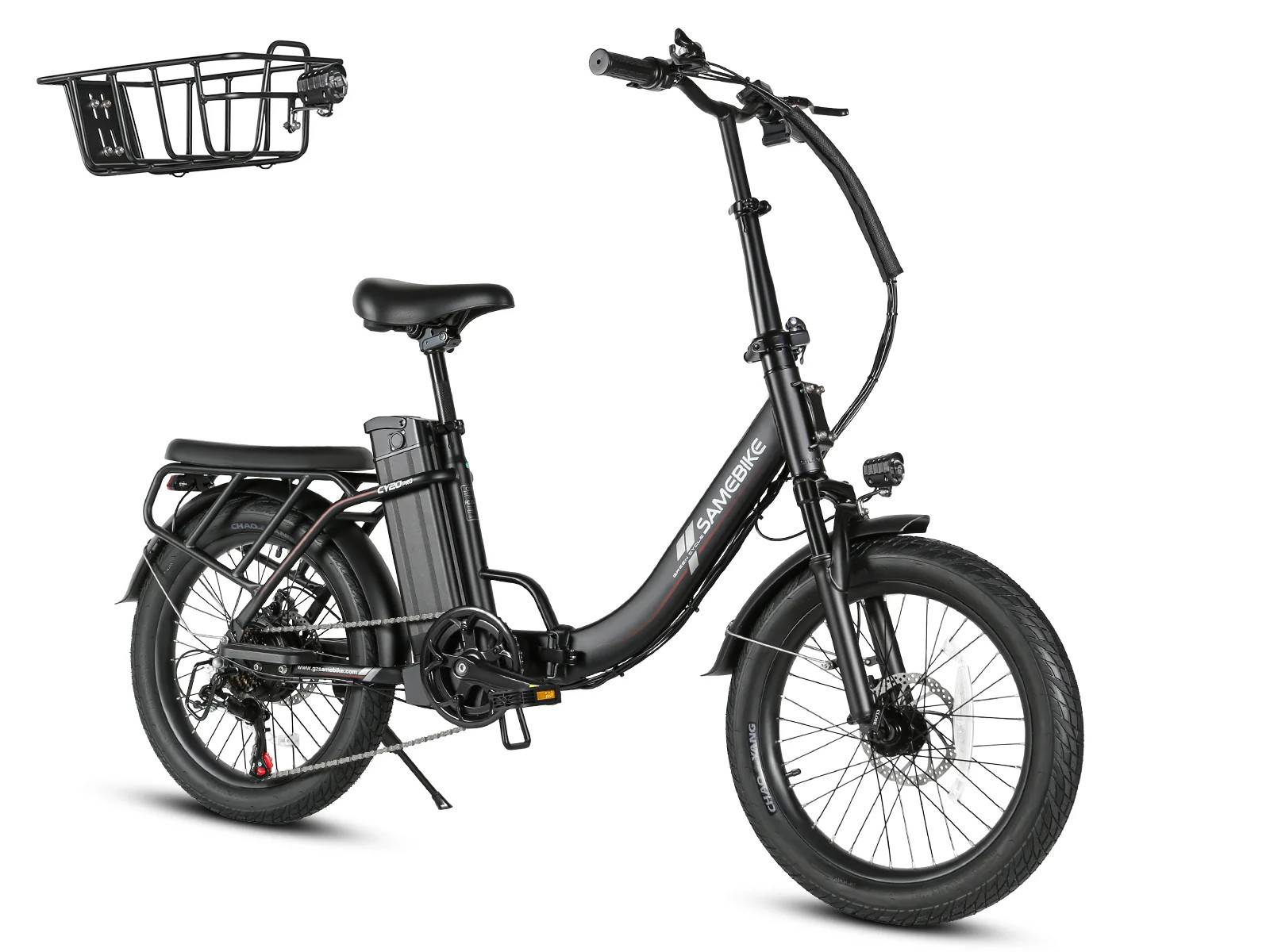 SAMEBIKE CY20 Pro  hopfällbar elcykel med lång räckvidd: Blå