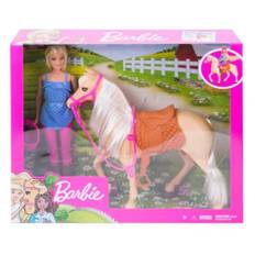 Barbie blond bär riddräkt med hjälmdocka