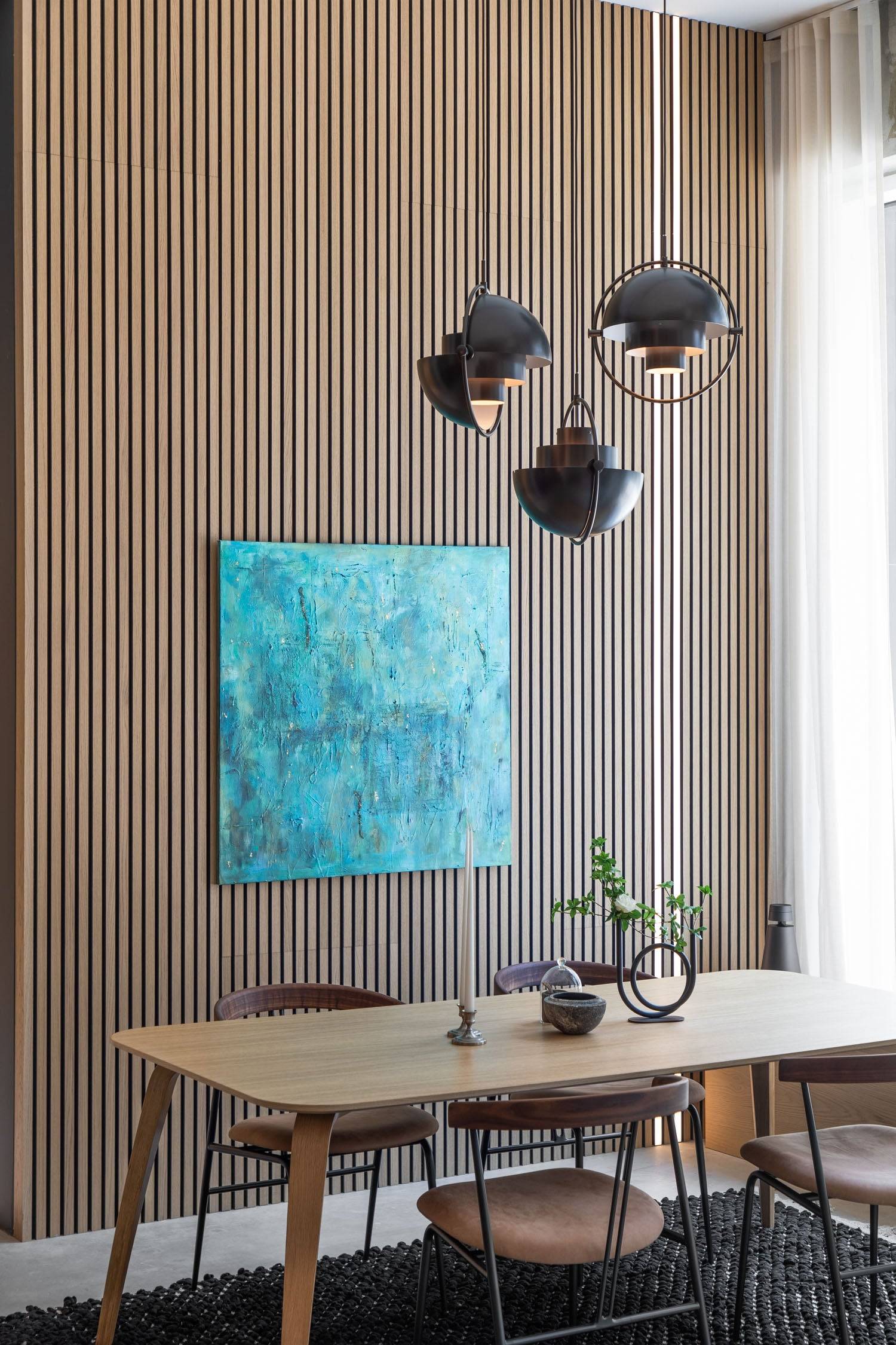 Led-Belysning bred till akustikpanel 3000 mm