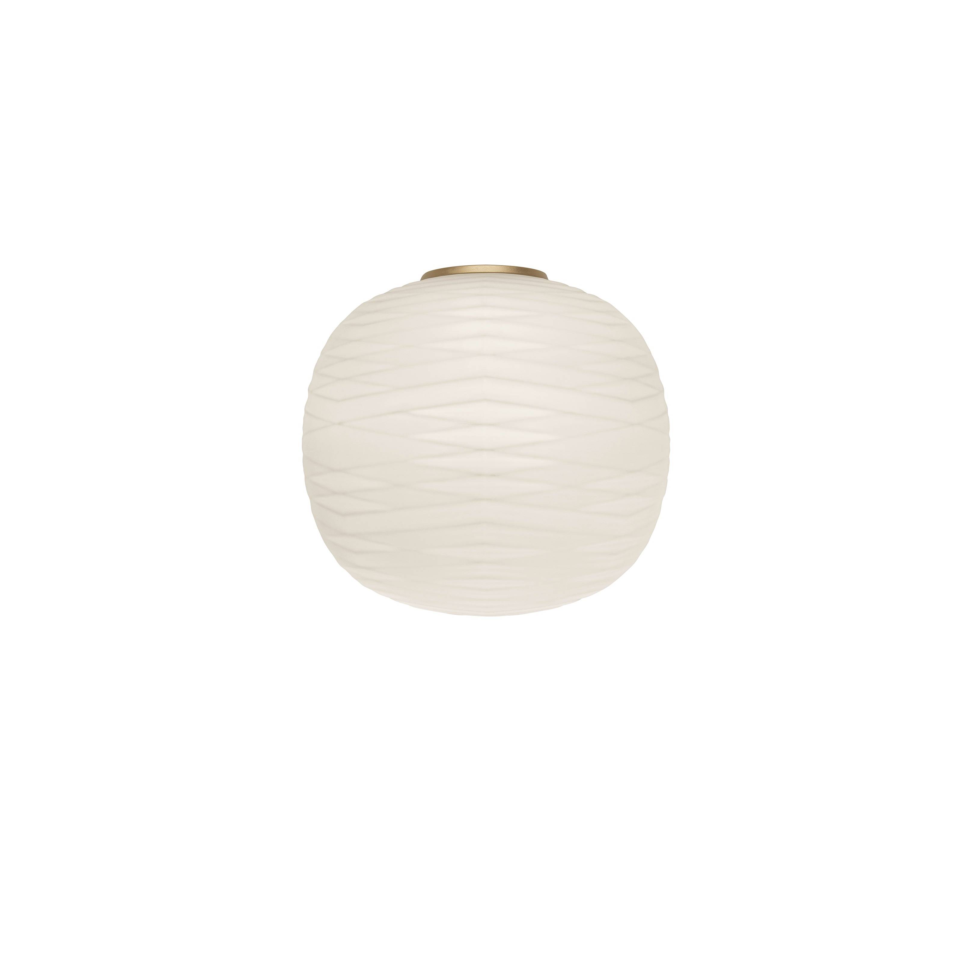 Gem Semi Væglampe - Oro/Bianco - Foscarini.