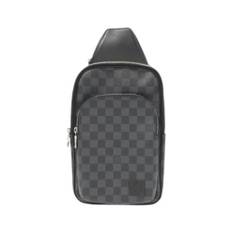 Louis Vuitton Vintage, Pre-owned, Herre, Grå, ONE SIZE, Uld, Pre-owned canvas tasker