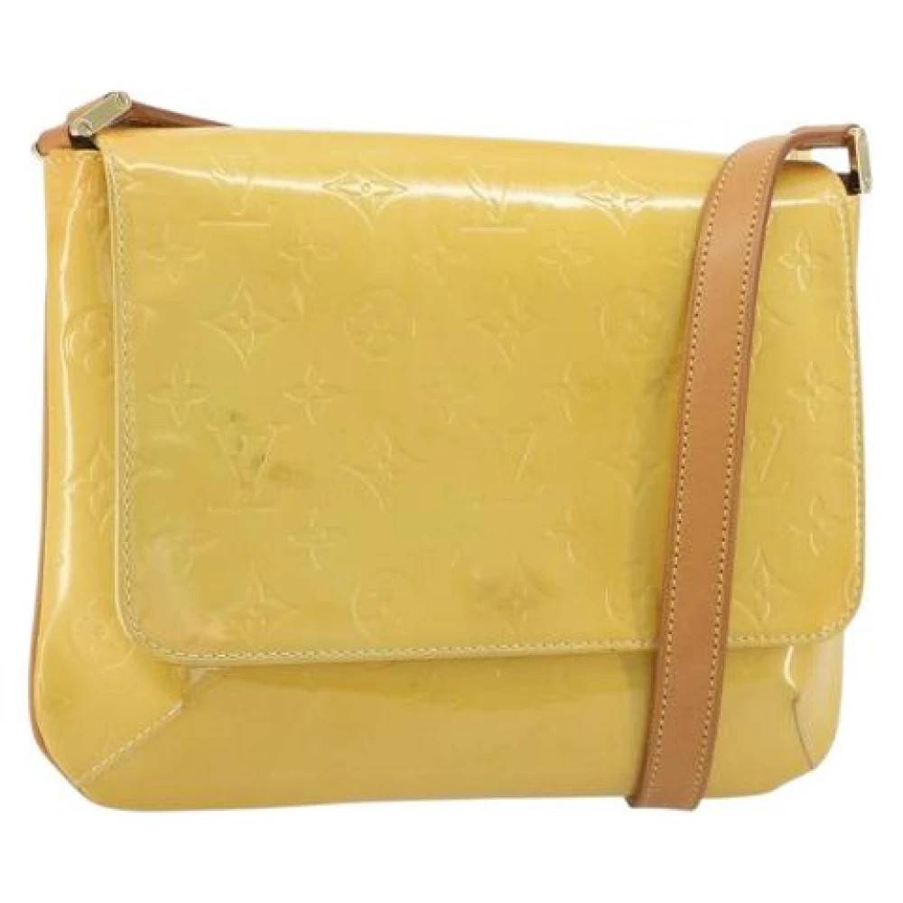 Louis Vuitton Vintage Pre-owned Vintage Skuldertaske - Vintage - Dame - Gul - ONE SIZE - Uld