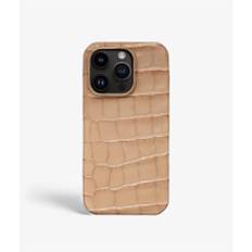 The Case Factory Cover iPhone 13 Pro Max Croco Sand
