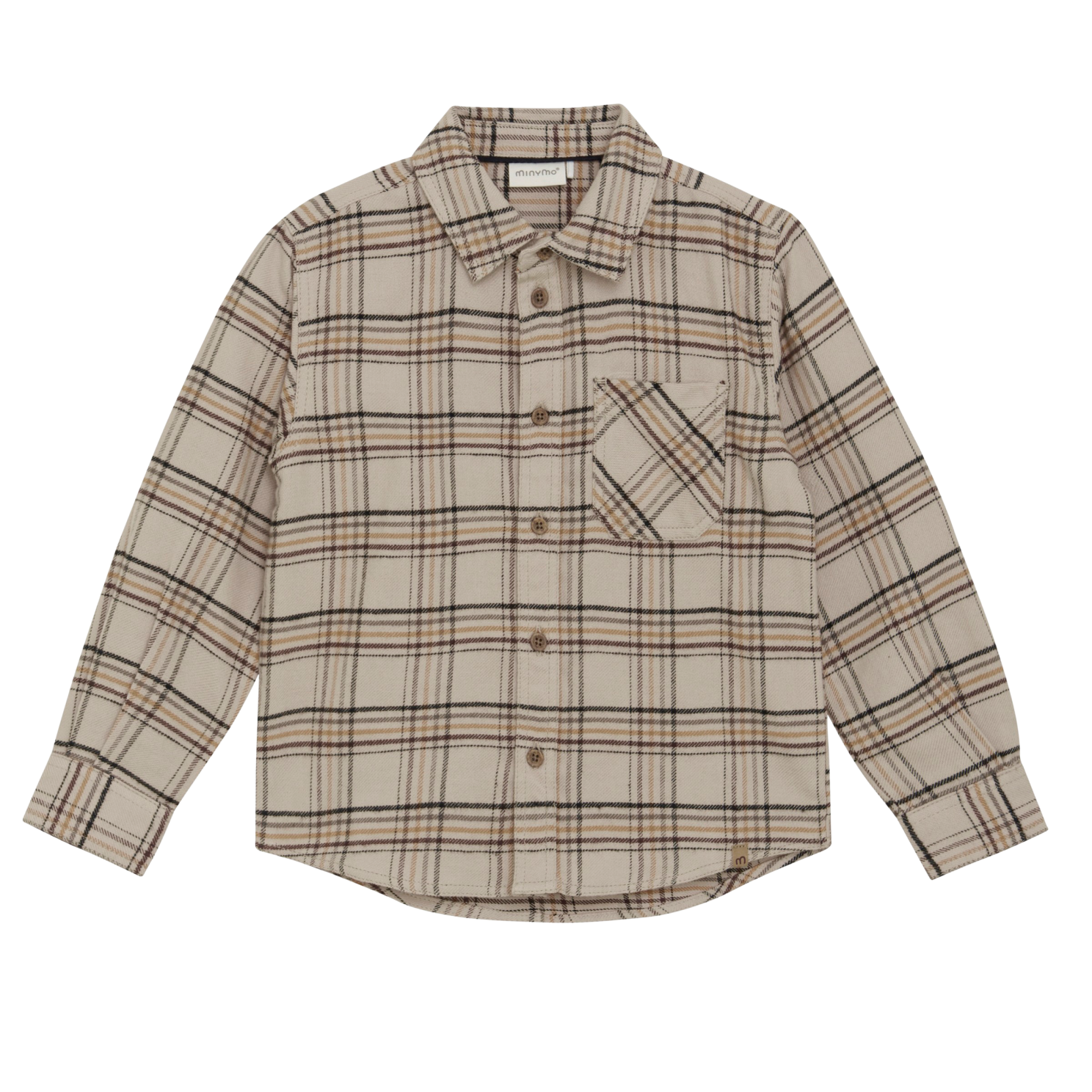 Minymo Drenge Skjorte - Oxford Tan - 128