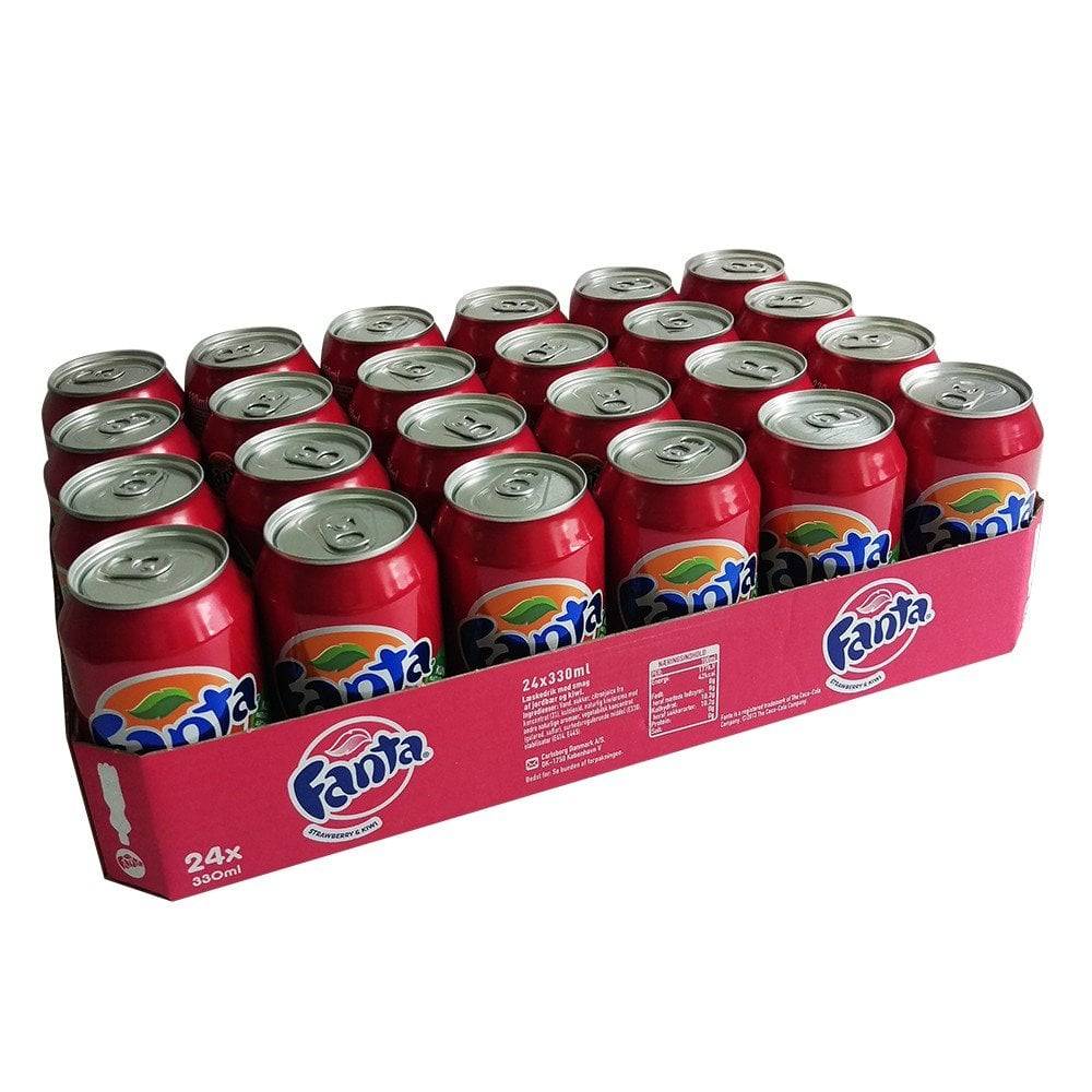 Fanta Strawberry & Kiwi - pantfri - 24 x 0,33 L