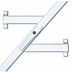 ABUS Fenster-Zusatzsicherung FOS550 AL0125 - Stangenschloss mit Druckzylinder, gleichschließend - ABUS-Sicherheitslevel 10 - 31793 - Weiß