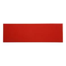 Kakel Unitech Lux Röd Blank 10X30Cm 1.02M²/Krt