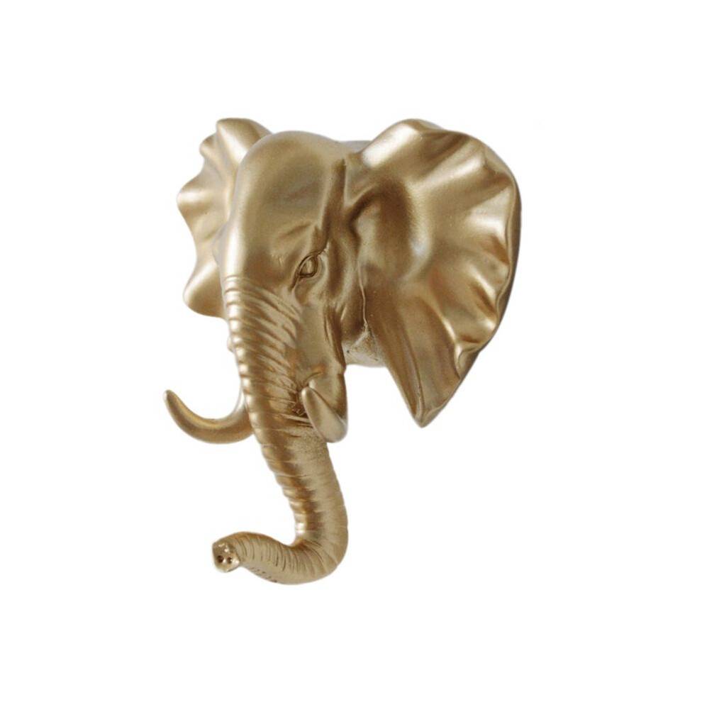 Wall Mounted Hooks Animal Rack Coat Caps Wall Hanger Horse Elephant Hooks Decorative Decor Bathroom Accessories E