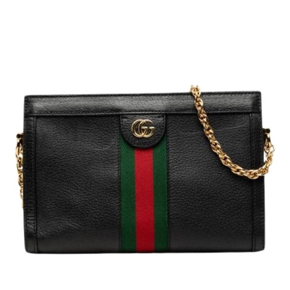 Gucci Vintage Pre-owned Vintage Crossbody Bag - Vintage - Dame - Sort - ONE SIZE - Uld