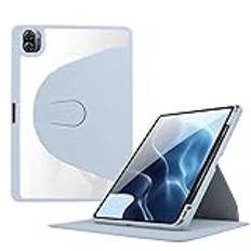 Tablettfodral Fodral kompatibelt med Xiaomi Mi Pad 6/6 Pro 2023 11,2 tum, 360° roterande stativ Smart Tablet Cover, Hard PC Back Shell Slim Case Hard Shell Folio Case Cover, Auto Sleep/Wake Tablet Fod