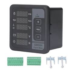 Diesel Generator Set Controller Digital Genset Engine Meter with Mounting Parts DC8?36V GM50H