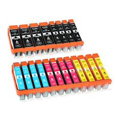 Logic-Seek 20 Druckerpatronen kompatibel für Canon PGI-550 XL CLI-551 XL für Pixma MG7100 MG7150 MG7550 MX925 iP7200 iP7250 MG5400 Series MG5450 MG5550 MG5650 MG5655 MX725 MX920 iP8750