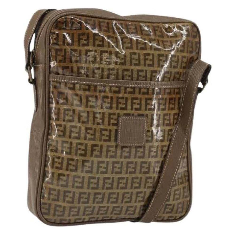 Fendi Vintage Pre-owned Canvas Cross Body Taske - Vintage - Dame - Brun - ONE SIZE -