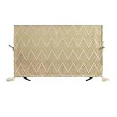 KANLVU Dekorativt Tv-Skärmskydd Universal Dammtät Halksäkert Tv-Fodral Display Skyddsöverdrag, 28-80 Tums Tv-Apparater Tv Dammskydd(Yellow,80 inches)