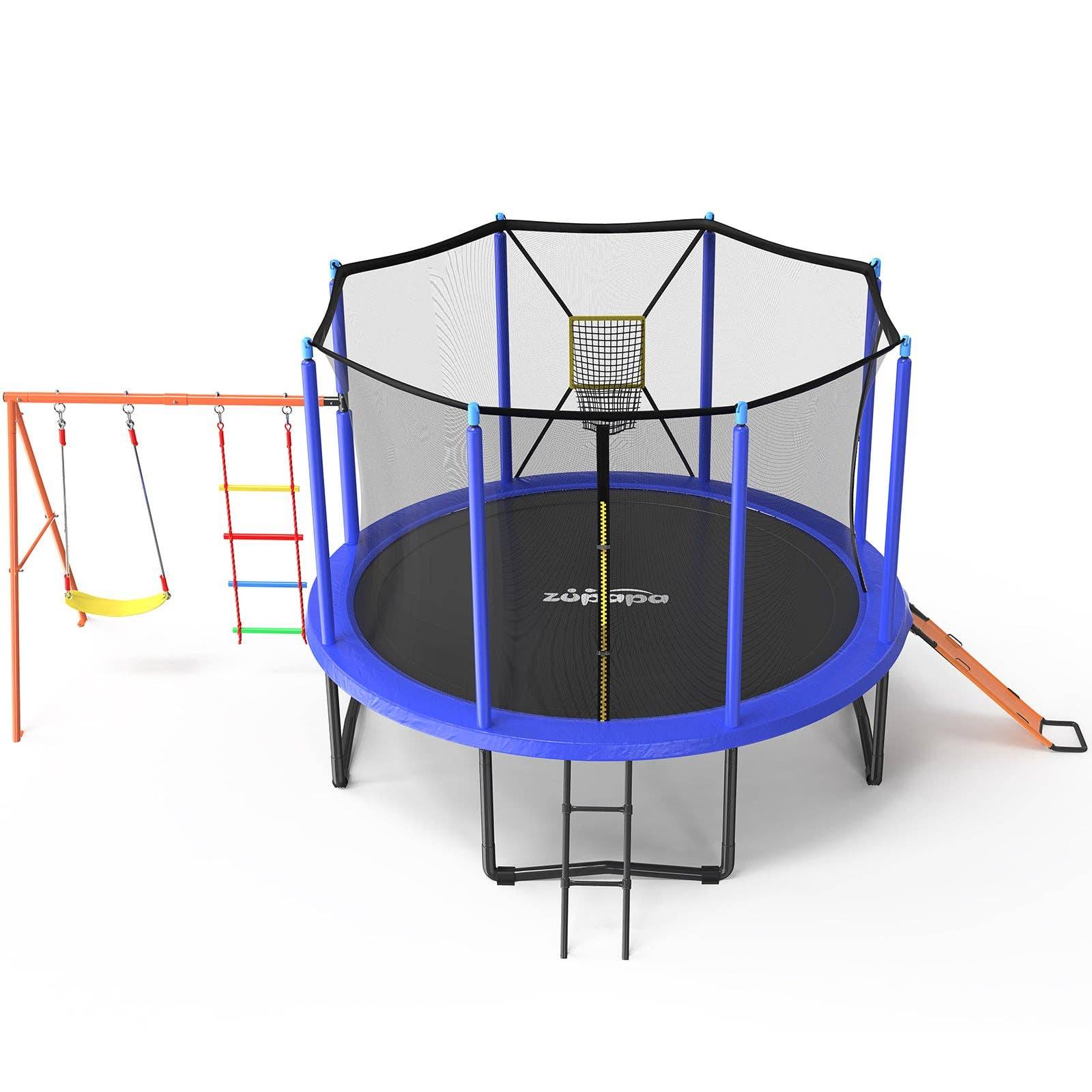 Ultimate 5 i 1 12 Ft Trampolin äventyrspark på bakgården Default Title