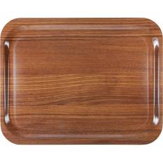 Bricka 43x33 cm Teak 25st