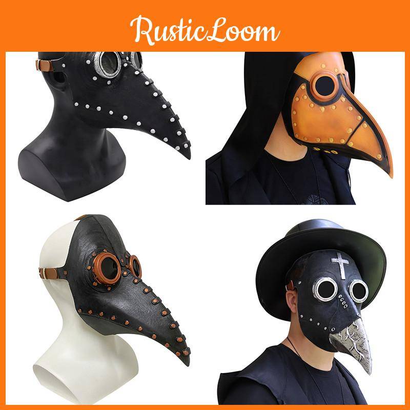Autentisk Pestenläkare Fågelmask Med Komplexa Detaljer Perfekt För Halloween-Evenemang cm black