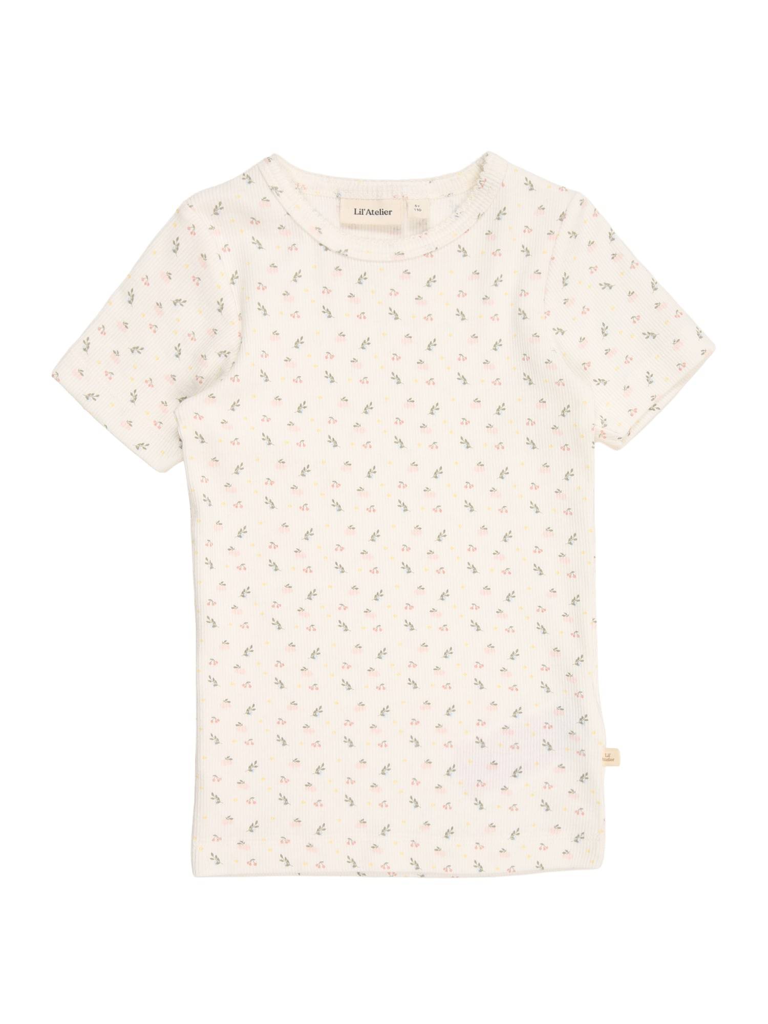Lil'Atelier Bluser & t-shirts 'NMFGago'  gul / grøn / gammelrosa / hvid