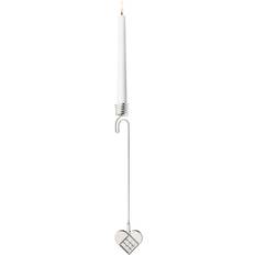 Georg Jensen Lyseholder Julehjerte 2025 H17,7 cm, Palladium