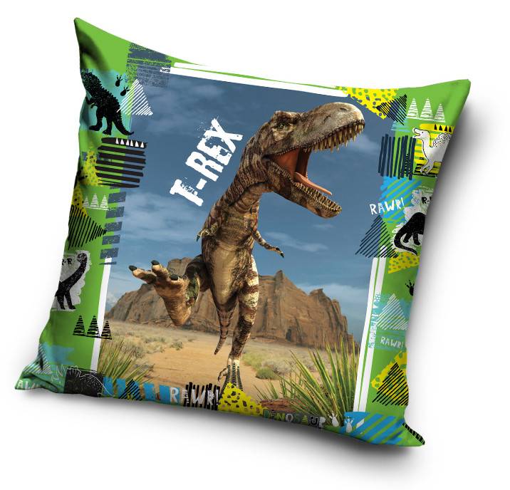 Dinosauriekuddfodral 40x40 cm