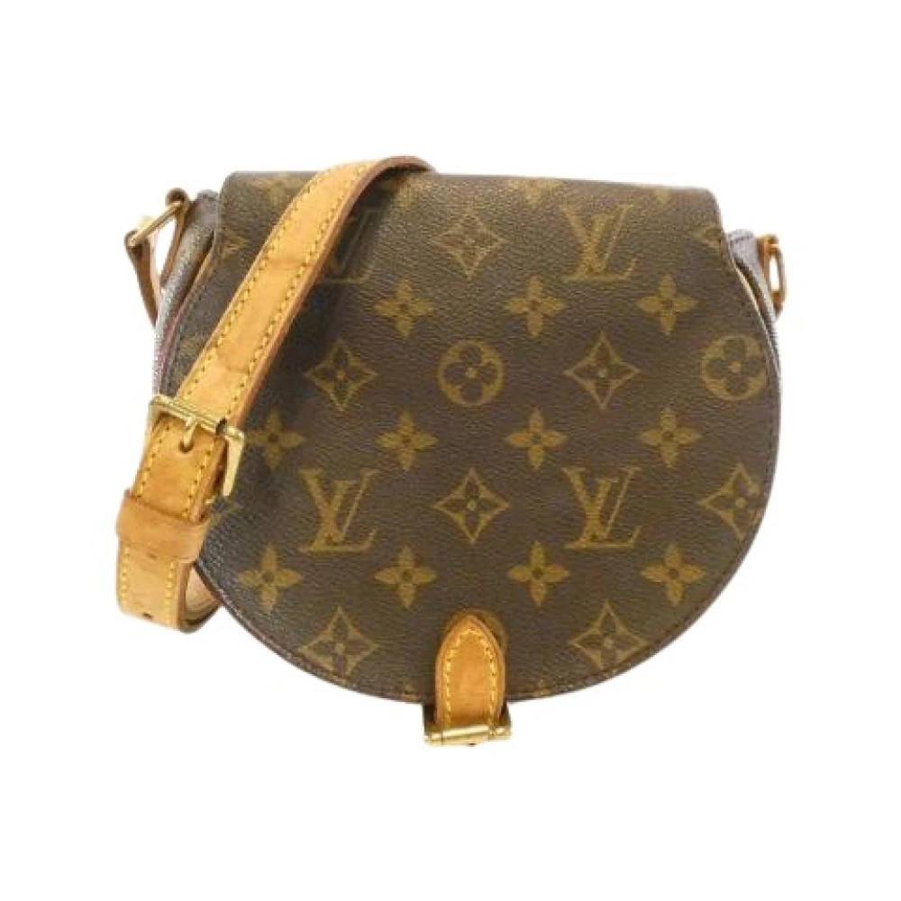 Louis Vuitton Vintage Pre-owned Monogram Tambourin Skuldertaske - Vintage - Dame - Brun - ONE SIZE - Uld