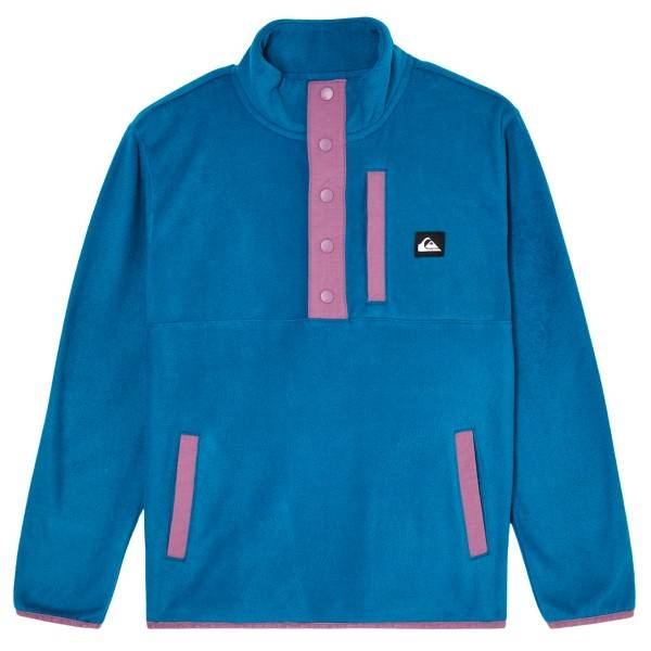 Quiksilver Kid's No Destination Half Snap Fleecetröjor Barn Storlek XS - 8 Years Färg blå