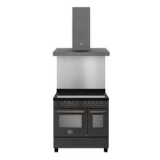 Spispaket Carbonio - Professional 90 cm (spis + fläkt + stänkskydd)