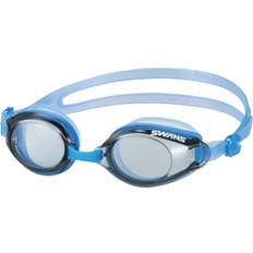 swimming goggles BLSK Blue Smoke Fitness Adult Large lens Antibacterial cushion [Swans] Japanese-made SW-46re