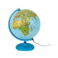 Safari-globus oplyst med dyr 30 cm