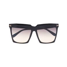 TOM FORD Eyewear - Sabrina fyrkantiga solglasögon - dam - acetat - one size - Svart