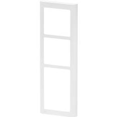 LK Fuga Soft 63 design ramme - 3½ modul - Hvid