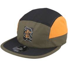 Kumo - Grön 5panel Keps - Kanji Box Cloud Cloudfit Olive/Black/Orange 5-Panel @ Hatstore