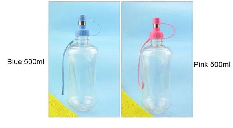 Portable Pet Water Bottle with Bowl - 500ml