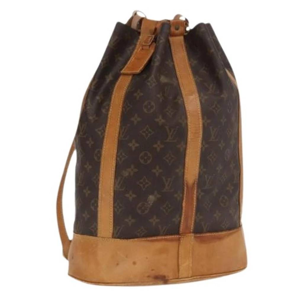 Louis Vuitton Vintage Pre-owned Vintage Canvas Bucket Bag - Vintage - Dame - Brun - ONE SIZE - Tyl
