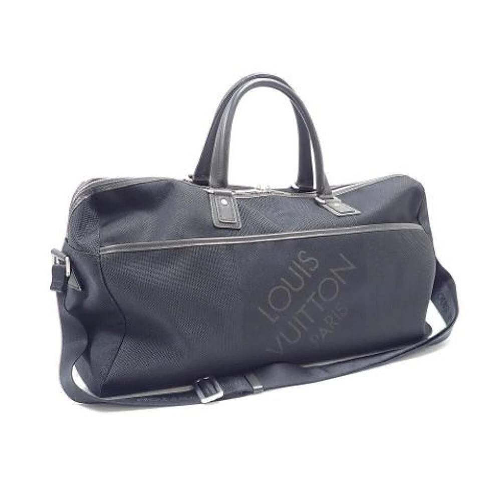 Louis Vuitton Vintage Pre-owned Damier Geant Boston Bag - Vintage - Herre - Sort - ONE SIZE -