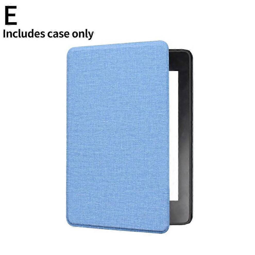 (Blue) Protective Shell Flip E-Book Cover For Kindle Paperwhite 12th Case